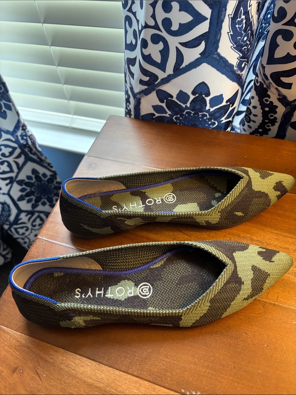 Rothy's Olive Green Camouflage original points